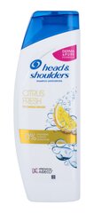 Šampoon HEAD & SHOULDERS Citrus Fresh 400ml hind ja info | Šampoonid | hansapost.ee
