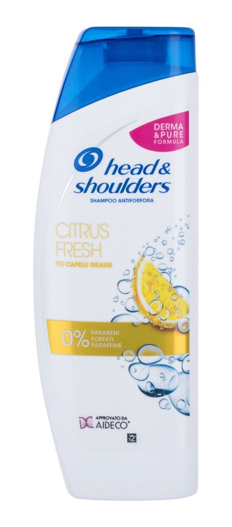 Šampoon HEAD & SHOULDERS Citrus Fresh 400ml цена и информация | Šampoonid | hansapost.ee
