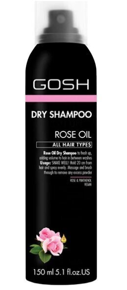 Kuivšampoon Gosh Rose Oil 150 ml hind ja info | Šampoonid | hansapost.ee