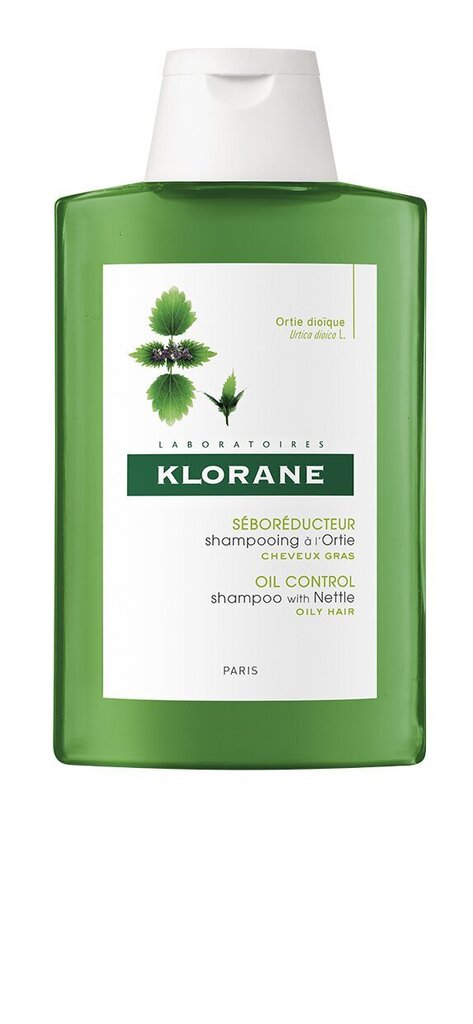 Juuste šampoon rasustele juustele Klorane Oil Control, 200 ml hind ja info | Šampoonid | hansapost.ee