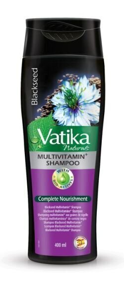 Dabur Vatika MutiVit šampoon Blackseed, 400 ml цена и информация | Šampoonid | hansapost.ee