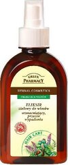 Pihustatav taimne eliksiiri juuste väljalangemise vastu Green Pharmacy Eliksir 250 ml цена и информация | Бальзамы, кондиционеры | hansapost.ee