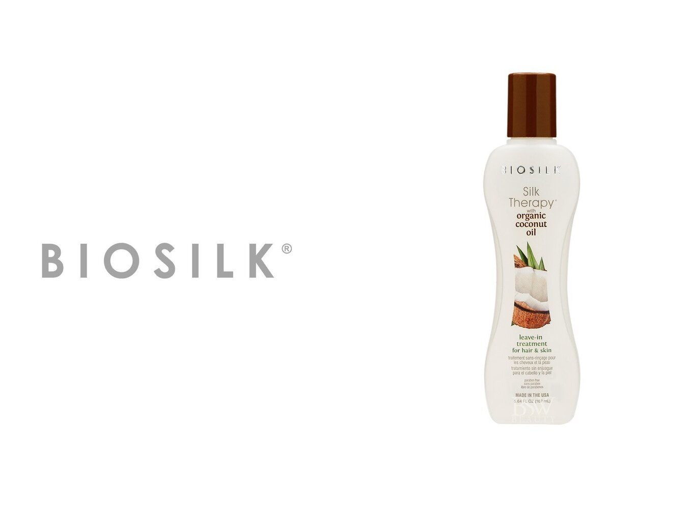 Pähejäetav palsam Farouk Systems Biosilk Silk Therapy with Coconut 167 ml цена и информация | Palsamid | hansapost.ee