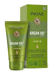 Pähejäetav palsam argaaniaõliga INOAR Argan Oil Leave-in 50 ml hind ja info | Palsamid | hansapost.ee