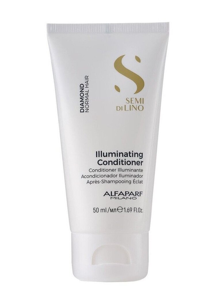 Sära andev juuksepalsam Alfaparf Milano Semi Di Lino Diamond Illuminating 50 ml hind ja info | Palsamid | hansapost.ee