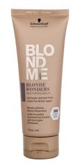Восстанавливающий бальзам для волос SCHWARZKOPF BLONDE WONDERS, 75 мл цена и информация | Бальзамы | hansapost.ee