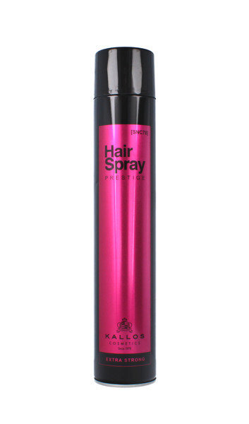 Ekstra tugev juukselakk Kallos Hair Spray Prestige 750 ml hind ja info | Juuste viimistlusvahendid | hansapost.ee