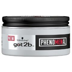 Паста для укладки волос Schwarzkopf Got2b Phenomenal Force 4 100 cml цена и информация | Средства для укладки | hansapost.ee