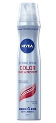 Lakk värvitud juustele NIVEA COLOR PROTECT 250ml цена и информация | Средства для укладки | hansapost.ee