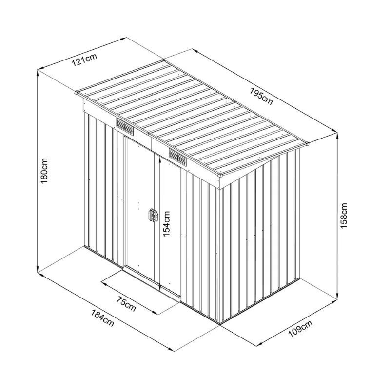 Kuur Hecht HECHT4X6PLUS hind ja info | Aiamajad ja kuurid | hansapost.ee