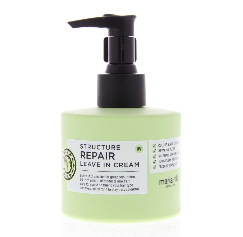 Juuksekreem Maria Nila Structure Repair Leave In Cream, 200 ml hind ja info | Juuste viimistlusvahendid | hansapost.ee