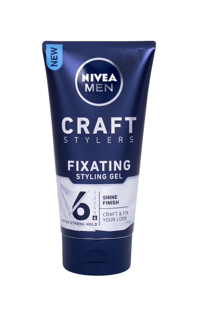 Tugevalt fikseeriv juuksegeel meestele Nivea Craft Stylers Fixating 150 ml цена и информация | Juuste viimistlusvahendid | hansapost.ee