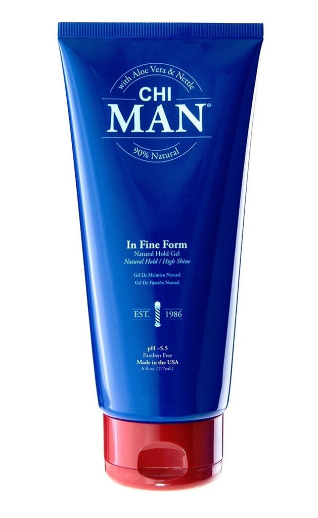 Keskmise fikseerimisega juuksegeel meestele CHI Man In Fine Form, 177 ml hind ja info | Juuste viimistlusvahendid | hansapost.ee