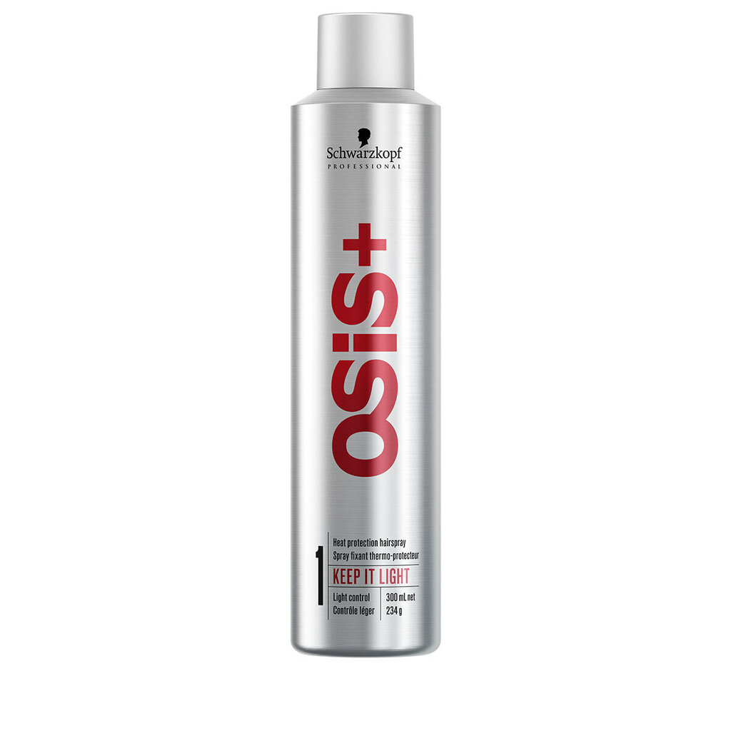 Juukselakk SCHWARZKOPF OSIS+ Keep It Light, 300ml hind ja info | Juuste viimistlusvahendid | hansapost.ee