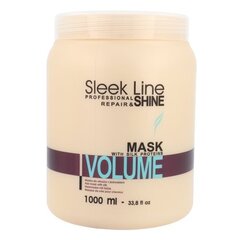 Volüümi andev juuksemask Stapiz Sleek Line Volume 1000 ml hind ja info | Juuksemaskid, õlid ja seerumid | hansapost.ee