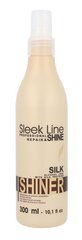 Sära andev juuksevahend Stapiz Sleek Line Silk Shiner 300 ml price and information | Juuksemaskid, õlid ja seerumid | hansapost.ee