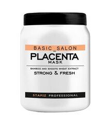 Stapiz Basic Salon Placenta маска для волос 1000 мл цена и информация | Маски, масла, сыворотки | hansapost.ee