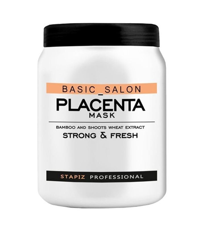 Stapiz Basic Salon Placenta juuksemask 1000 ml цена и информация | Juuksemaskid, õlid ja seerumid | hansapost.ee