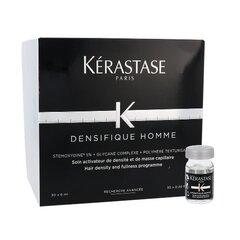 Программа по уходу за волосами для мужчин Kerastase Homme Densifique Hair Density 6x30 мл цена и информация | Маски, масла, сыворотки | hansapost.ee