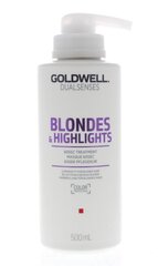 Кондиционер для волос для блондинок и мелированных волос Goldwell Dualsenses Blondes & Highlights, 500 мл цена и информация | Маски, масла, сыворотки | hansapost.ee