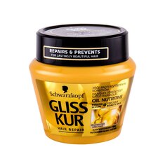 Маска для волос с секущимися концами Schwarzkopf GLISS KUR Oil Nutritive 300 мл цена и информация | Средства для укрепления волос | hansapost.ee