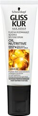 Флюид для секущихся кончиков Schwarzkopf GLISS Oil Nutritive 50 мл цена и информация | Средства для укрепления волос | hansapost.ee