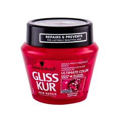 Маска для окрашенных волос Schwarzkopf Gliss Kur Ultimate Color 300 мл цена и информация | Маски, масла, сыворотки | hansapost.ee
