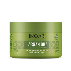 Taastav juuksemask argaaniaõliga Inoar Argan Oil Mask 250 g price and information | Juuksemaskid, õlid ja seerumid | hansapost.ee