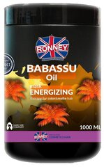 Elujõudu andev juuksemask Ronney Babassu Oil Professional 1000 ml hind ja info | Juuksemaskid, õlid ja seerumid | hansapost.ee