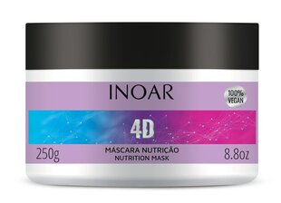 4-mõõtmeline juuksemask Inoar 4D Mask 250 g цена и информация | Средства для укрепления волос | hansapost.ee