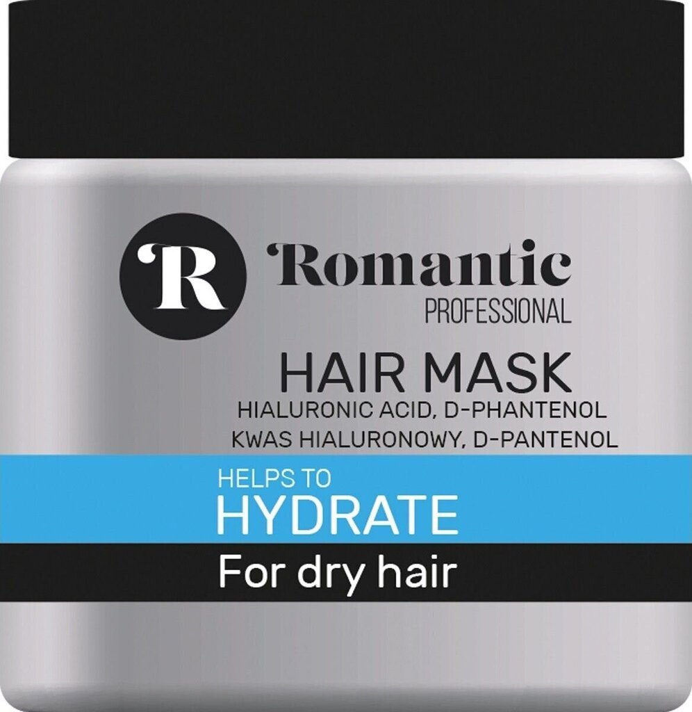 Niisutav juuksemask Romantic Professional Hydrate 500 ml hind ja info | Juuksemaskid, õlid ja seerumid | hansapost.ee