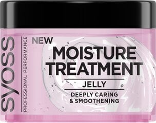 Глубоко питающее восстанавливающее средство для волос Syoss "Moisture Jelly" 200 мл цена и информация | Маски, масла, сыворотки | hansapost.ee