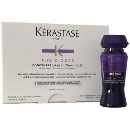 Kontsentraat juustele Kerastase Blond Absolu Ultra Violet 10x12 ml цена и информация | Juuksemaskid, õlid ja seerumid | hansapost.ee