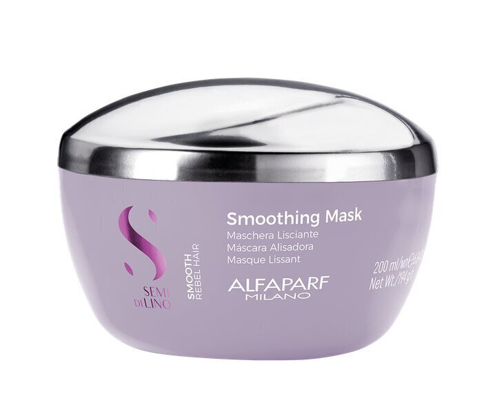 Silendav juuksemask Alfaparf Milano SemiDiLino Smooth 200 ml цена и информация | Juuksemaskid, õlid ja seerumid | hansapost.ee