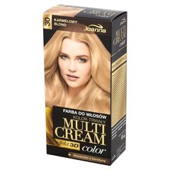 Juuksevärv Joanna Multi Cream Color 100 ml, 30 Caramel Blond hind ja info | Juuksevärvid | hansapost.ee