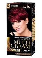 Juuksevärv Joanna Multi Cream Color 100 ml, 35 Cherry Red цена и информация | Краска для волос | hansapost.ee