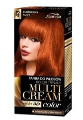 Juuksevärv Joanna Multi Cream Color 100 ml, 43 Fiery Red цена и информация | Краска для волос | hansapost.ee