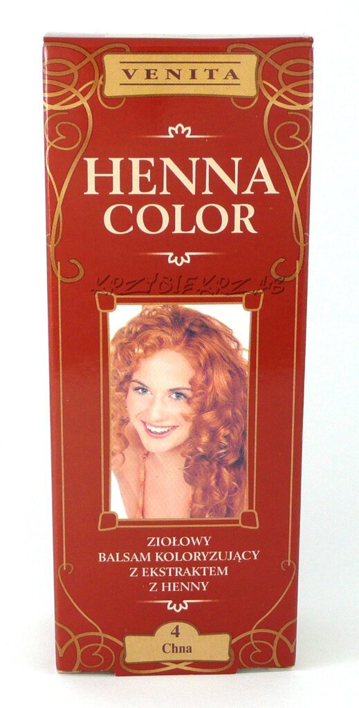 Tooniv juuksepalsam Venita Henna Color 75 ml, 4 Chna hind ja info | Juuksevärvid | hansapost.ee