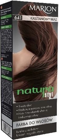 Juuksevärv Marion Natura Styl 80 ml, 641 Chestnut Brown цена и информация | Juuksevärvid | hansapost.ee