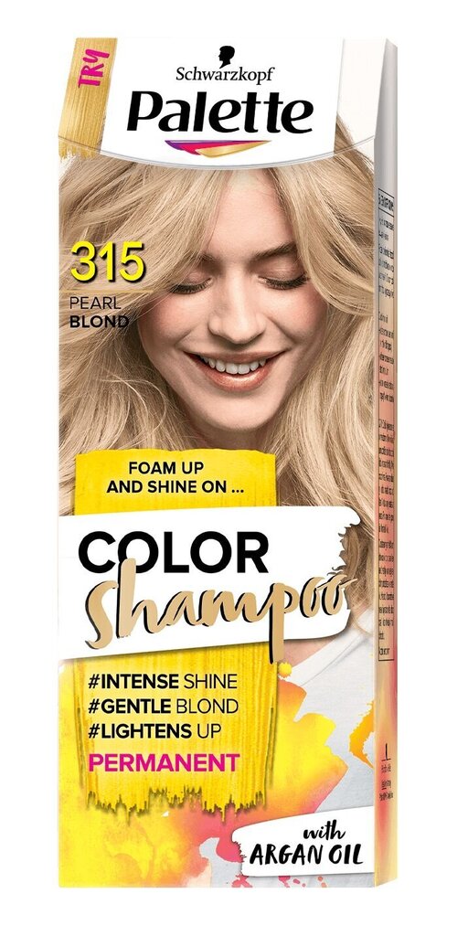 Tooniv šampoon Schwarzkopf Palette Color, 315, Pearl Blond hind ja info | Juuksevärvid | hansapost.ee