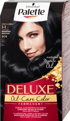 Juuksevärv Schwarzkopf Palette Deluxe, 909, Blue Black цена и информация | Краска для волос | hansapost.ee