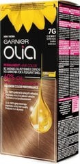 Õlipõhine kauapüsiv juuksevärv ammoniaagivaba Garnier Olia 7G Dark Greige hind ja info | Juuksevärvid | hansapost.ee