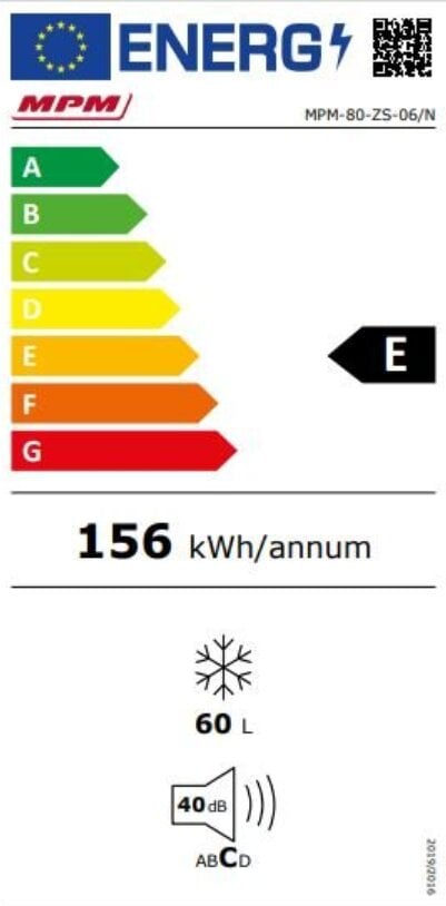 MPM-80-ZS-06 hind ja info | Sügavkülmikud, külmakirstud | hansapost.ee