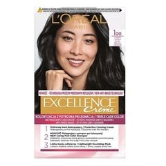 Стойкая краска L'Oréal Paris Excellence CRÈME 100 цена и информация | Краска для волос | hansapost.ee