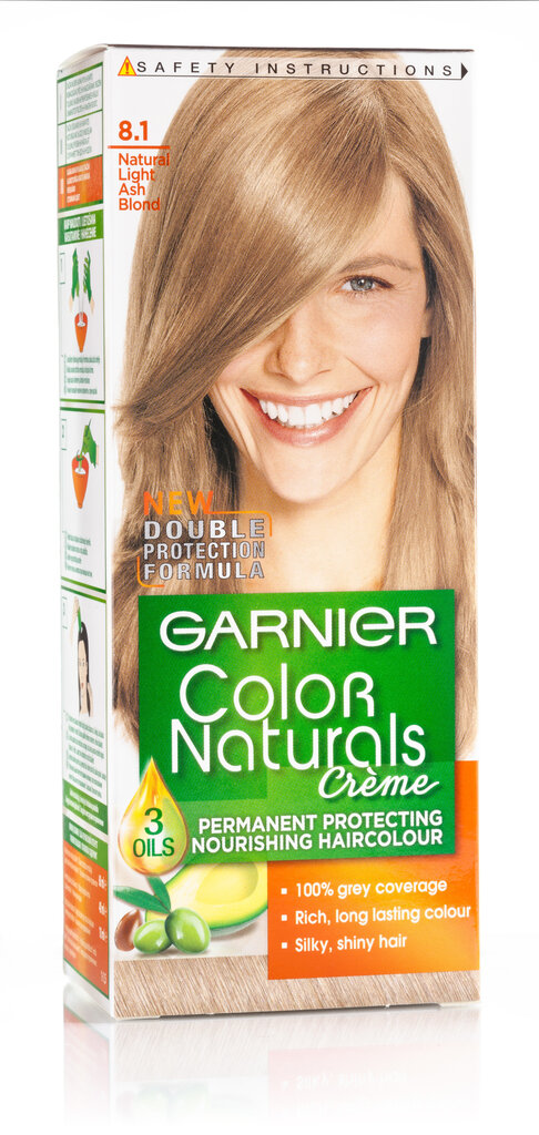 Kauapüsiv juuksevärv Garnier Color Naturals, Natural Light Ash Blond цена и информация | Juuksevärvid | hansapost.ee