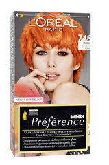 Стойкая краска для волос L'Oreal Paris Preference, 7.46 Pure Paprika цена и информация | Краска для волос | hansapost.ee