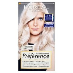 Kauapüsiv juuksevärv L'Oreal Paris Preference, 11.11 Ultra Light hind ja info | Juuksevärvid | hansapost.ee