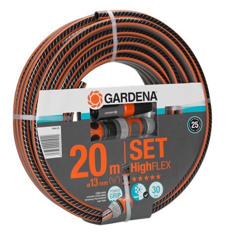 Gardena Comfort HighFlex voolik 13mm, 20m komplekt hind ja info | Niisutussüsteemid, kastmisvoolikud ja kastekannud | hansapost.ee