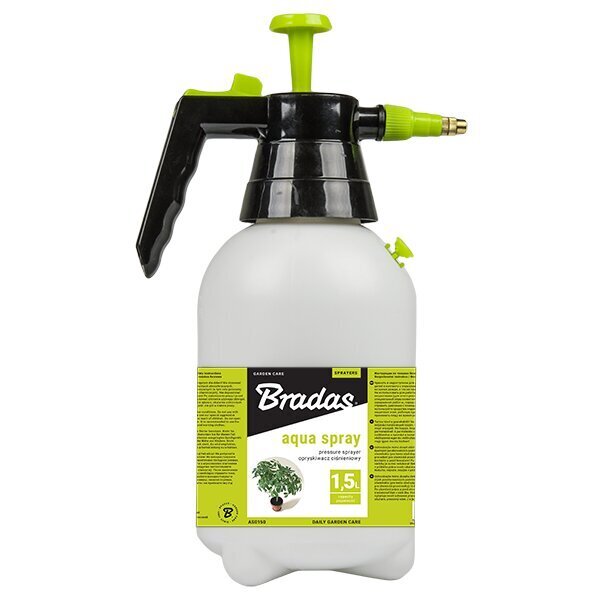 Pumbaga survepihusti Bradas AQUA SPRAY 1.5 L hind ja info | Niisutussüsteemid, kastmisvoolikud ja kastekannud | hansapost.ee