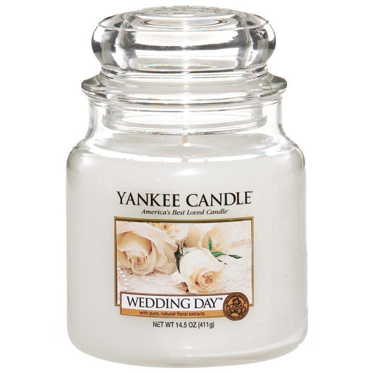 Lõhnaküünal Yankee Candle Wedding Day, 411g цена и информация | Küünlad, küünlajalad | hansapost.ee